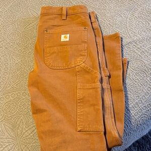 Womens Carhartt Brown Work Pants NWOT